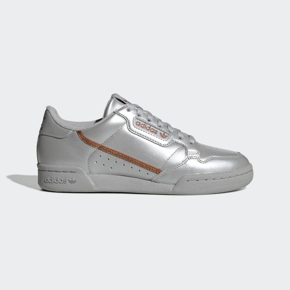 Adidas Continental 80 Hrvatska - Ženske Originals - Sive/Bakrene/Sive (DBJKRA068)
